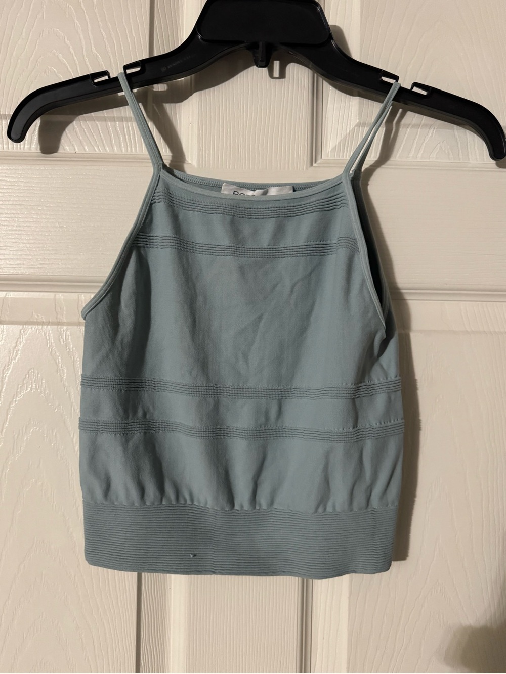 Light Blue Crop Top